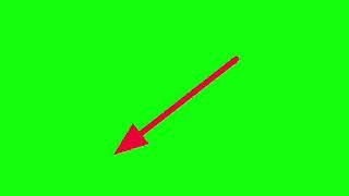 Arrow key animation effect green screen videos