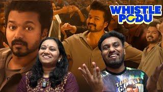 Full Video: Whistle Podu REACTION | The Greatest Of All Time | Thalapathy Vijay | VP | U1 | AGS