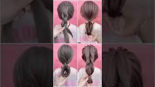 Easy braided hairstyle compilation  hair style girl# 206