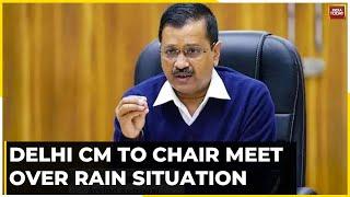 Delhi CM Kejriwal To Chair Meet Over Rains Situation, Top Govt Officials To Be Part Of Delhi Meet