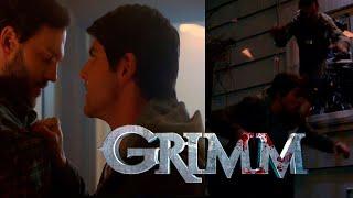 Grimm 1 сезон 1 серия - МОНРО НАПАДАЕТ НА ГРИММА / НИК ОБЩАЕТСЯ С МОНРО О СУЩЕСТВАХ.