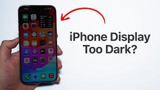 iPhone Screen Dimming Even At FULL BRIGHTNESS?? Here's Why!