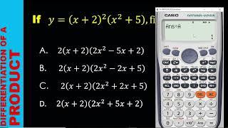 DIFFERENTIATION PART 2: USING CALCULATOR TO FIND THE DERIVATIVES OF POLYNOMIALS