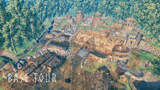 Valheim Main Base Tour - Fly By and Walkthrough