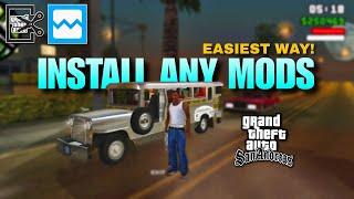 INSTALL ANY MODS IN GTA SAN ANDREAS ANDROID | EASIEST WAY