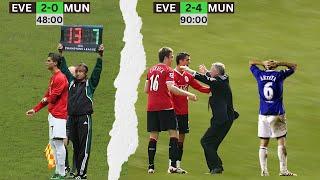 The day Cristiano RONALDO was SUBSTITUTED and saved Sir ALEX FERGUSON