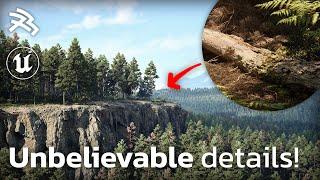 Unreal Engine 5.3 | Insanely Detailed Real-Time Procedural Nanite Forest #unrealengine #ue5 #gamedev