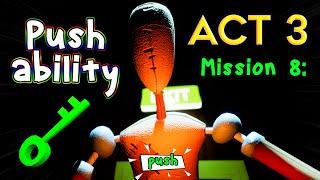 How to get Push Ability in Hello Neighbor Act 3 | Mission 8 (Green Key Room/Big Magnet)