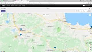 Odoo10 - Google Maps Integration