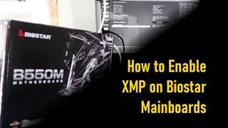 How to Enable XMP on Biostar AMD Motherboards