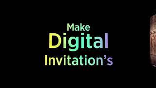 Digital wedding invitation video maker