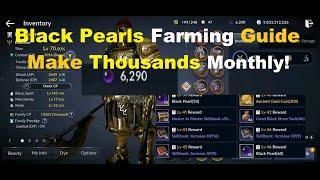 Black Desert Mobile Black Pearls Farm: Get Thousands Every Month!