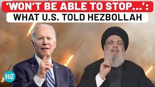 Biden’s Blunt Warning To Hezbollah Revealed; ‘Israel’s Gotta Do What They Gotta Do…’ | Gaza War