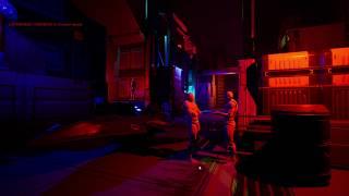 sci-fi  cyberpunk style level design in unreal engine 4.