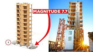 Earthquake Simulator vs Wood Skyscraper - Engineer Explains