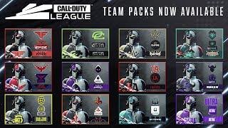 AVAILABLE NOW — Team Packs for the Call of Duty League 2021 Season