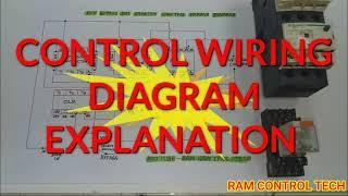 VFD Bypass DOL starter wiring diagram explanation in tamil