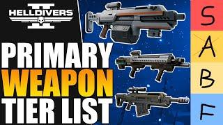Best and Worst Primary Weapons in Helldivers 2 Tier List