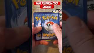 Fake Pokemon Card Opening #shorts #cardopening #pokemon #pokemoncards #pokemontcg