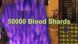 50000 Blood Shards in Town