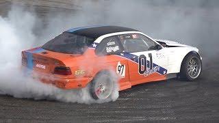 Drift Cars Doing BURNOUT & DONUTS! - 2JZ Supra, HGK Eurofighter, Turbo BMW M3 & More!