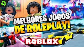 DIVERTIDOS! TOP 10 MELHORES JOGOS NOVOS de ROLEPLAY do ROBLOX!