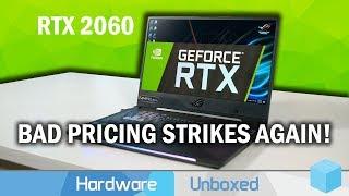 Nvidia GeForce RTX 2060 Laptop GPU Benchmark, Fast But Badly Overpriced