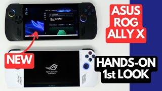 ASUS ROG Ally X - 1st Look Hands-On - Handheld Gaming System