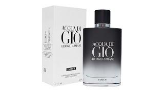 Giorgio Armani Acqua Di Gio Parfum Refillable Premium Herren Parfüm Duft Spray | Produkt Unboxing