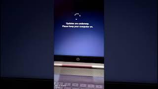 Update are underway Keep your computer on || how to fix windows 11 stuck 100% Working #shorts