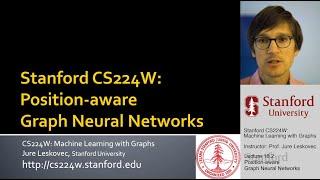 Stanford CS224W: ML with Graphs | 2021 | Lecture 16.2 - Position-Aware Graph Neural Networks