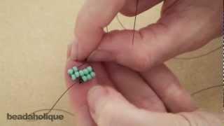 How to Perform Increases in Square Stitch Bead Weaving