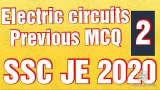 Electrical circuits Most important previous questions for SSC JE electrical exam | PART-2