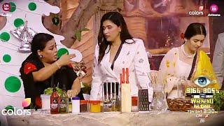 Bigg Boss 18 WKV PROMO | Laughter Queen Bharti Singh and Mannara Chopra Ne Banaya Ghar Mein COOKING