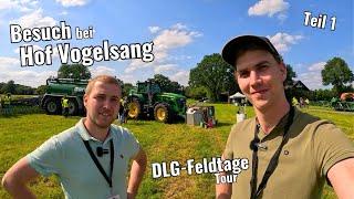 Besuch bei Hof Vogelsang /John Deere 8RX / Saaten-Union / DLG-Feldtage Tour