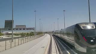 Doha Metro Red Line Train Ride From Legtaifiya To Lusail QNB (06-19-2022) - Doha, Qatar