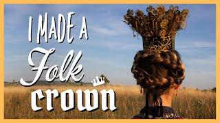 Dirndl Saga | I Made a Folk Crown | The Schappale | Bregenzerwälder Tracht pt.2