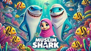 Muslim Shark Do Do Do | Islamic Cartoon for Kids | Baby Shark Do Do Do | Kidzvidz Learning