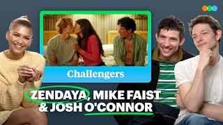 Challengers interview: Zendaya, Mike Faist and Josh O'Connor on the tennis love triangle