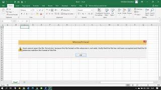 แก้ปัญหาเปิดไฟล์ Excel ไม่ได้ Repair excel file