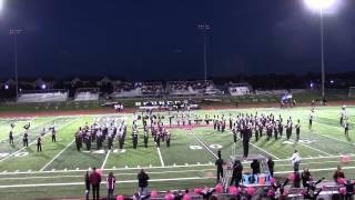 Lee's Summit North Marching Band Pregame Routine- Fight Song