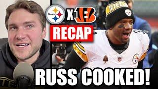 Russ Throws For 400 YDS! Pittsburgh Steelers Defeat Cincinnati Bengals 44-38 (Postgame Report)