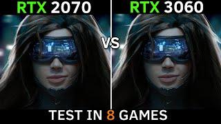 RTX 2070 vs RTX 3060 | Test In 8 Games | 1080p - 1440p