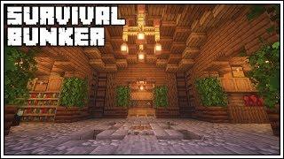 Minecraft Underground Survival Bunker Tutorial [How To Build]