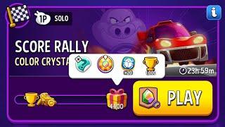 color crystals rainbow solo challenge | match masters | score rally color crystals solo