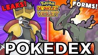 ALL LEAKED POKEMON and NEW FORMS for Pokemon Scarlet and Violet Pokedex