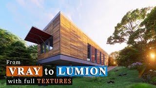 How To Export from VRay for 3Ds Max to LUMION with Textures