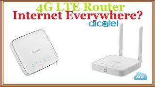 Alcatel 4g lte router unboxing and review - running on at&t wireless