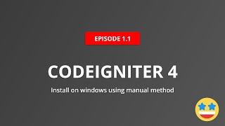 #1.1 How to create Codeigniter4 project manually on windows