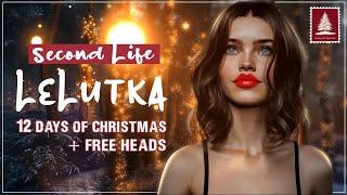 FREE HEADS LELUTKA 12 Days of Christmas - Free Gifts 2024 - Second Life